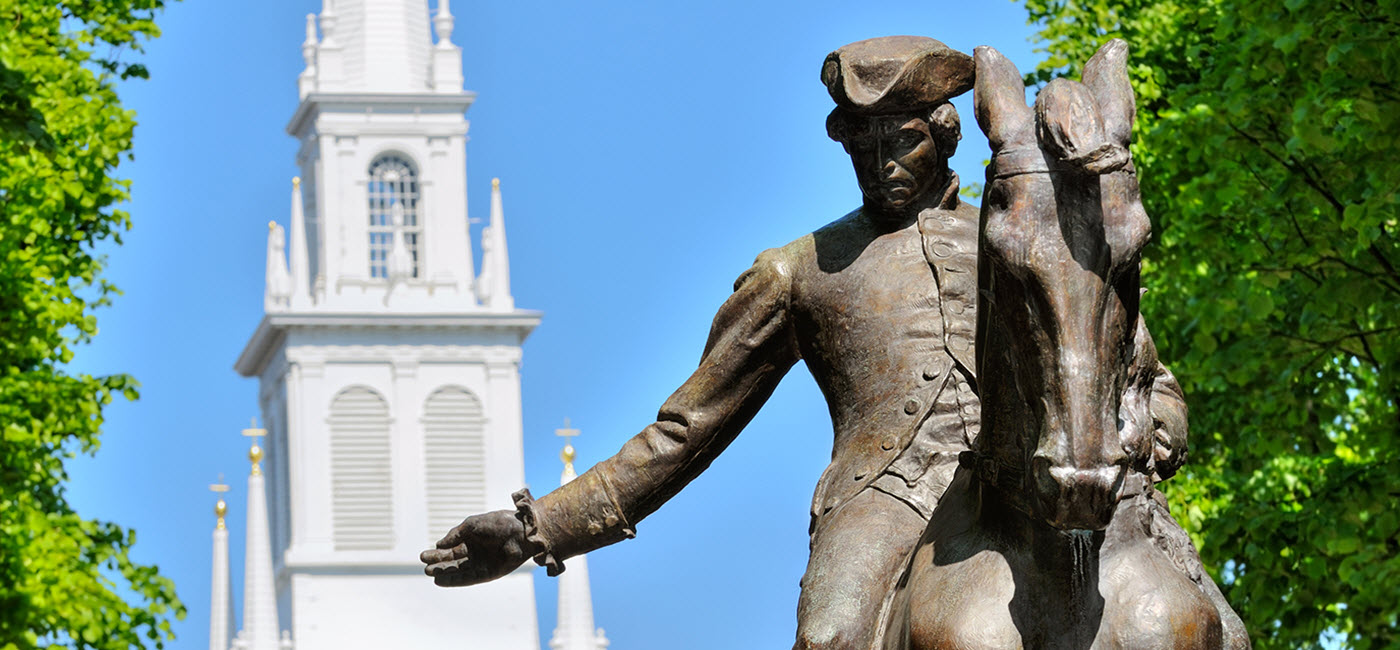 Statue of Paul Revere!''
