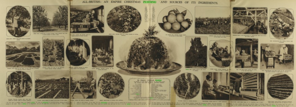 All-British: An Empire Christmas Pudding and Sources of Its Ingredients (December 12, 1931)