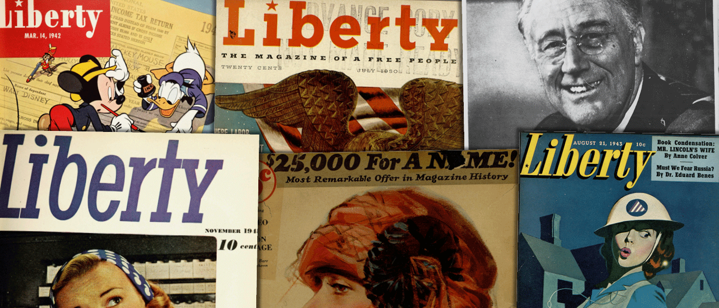 Liberty Magazine Historical Archive, 1924–1950!''