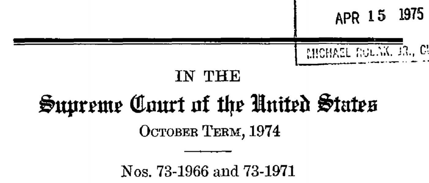 Various source media, The Making of Modern Law: U.S. Supreme Court Records and Briefs, 1823-1978