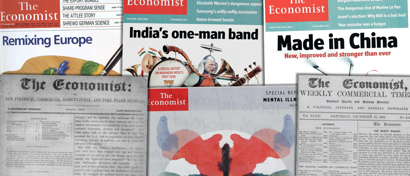 The Economist Historical Archive, 1843–2015!''