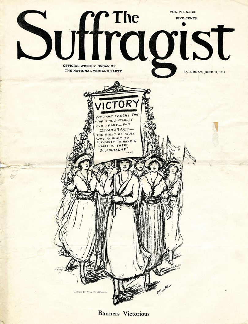 The June 14, 1919, issue of The Suffragist, a weekly newspaper published from 1913 to 1921.